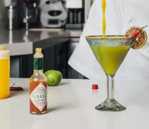 Cocktail de margarita de mango